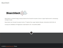 Tablet Screenshot of bioarchitech.com